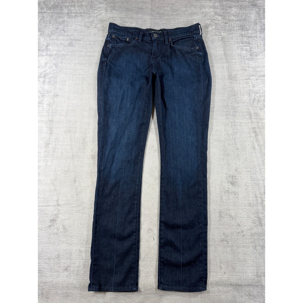 Lucky Brand Jeans Women 6 28 Blue Dark Wash Denim Sweet N Straight 7W10811 ZEK